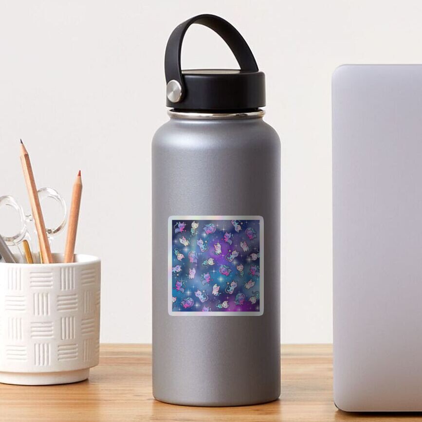 Vista previa del artículo con la obra «Pegatina holográfica», diseñado y vendido por artbybee7.