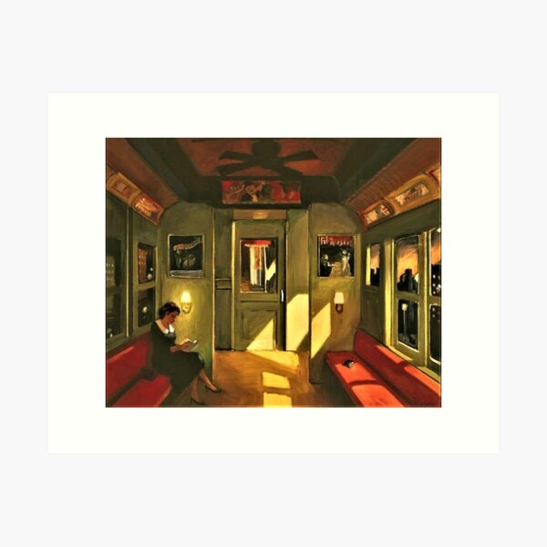 Aperçu de l'œuvre Peintures originales d'Edward Hopper 1882-1967 New York, États-Unis créée et vendue par HobertShoop.