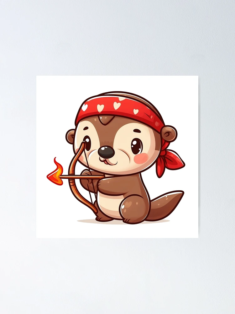 Thumbnail 1 of 3, Poster, Otterly Rebel designed and sold by QuickSticker.