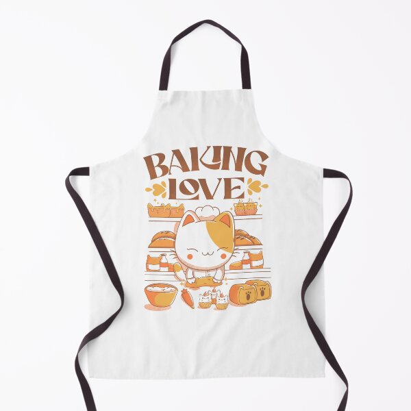 Item preview, Baking Love Kawaii Cat by Tobe Fonseca designed and sold by Tobe Fonseca®.