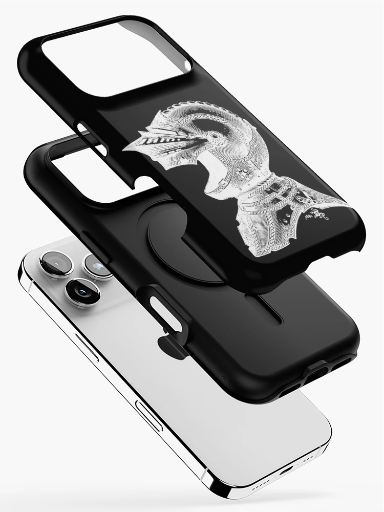 Thumbnail 2 von 4, iPhone-Hülle, Die glänzende Rüstung des Ritters – weiße Ausgabe designt und verkauft von winterwinter.
