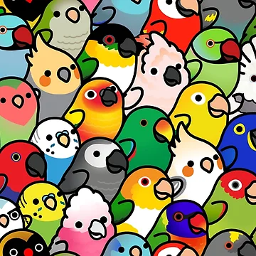 Vorschaubild zum Design Everybirdy-Muster 2023 von birdhism