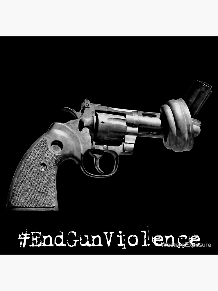 Aperçu 3 sur 3. Sticker avec l'œuvre #EndGunViolence créée et vendue par WesternExposure.