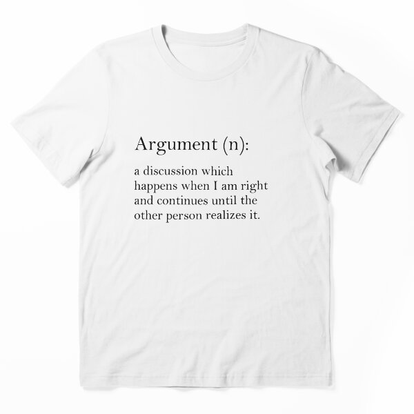 Aperçu de l'œuvre Argument - définition du dictionnaire créée et vendue par Wendy Massey.