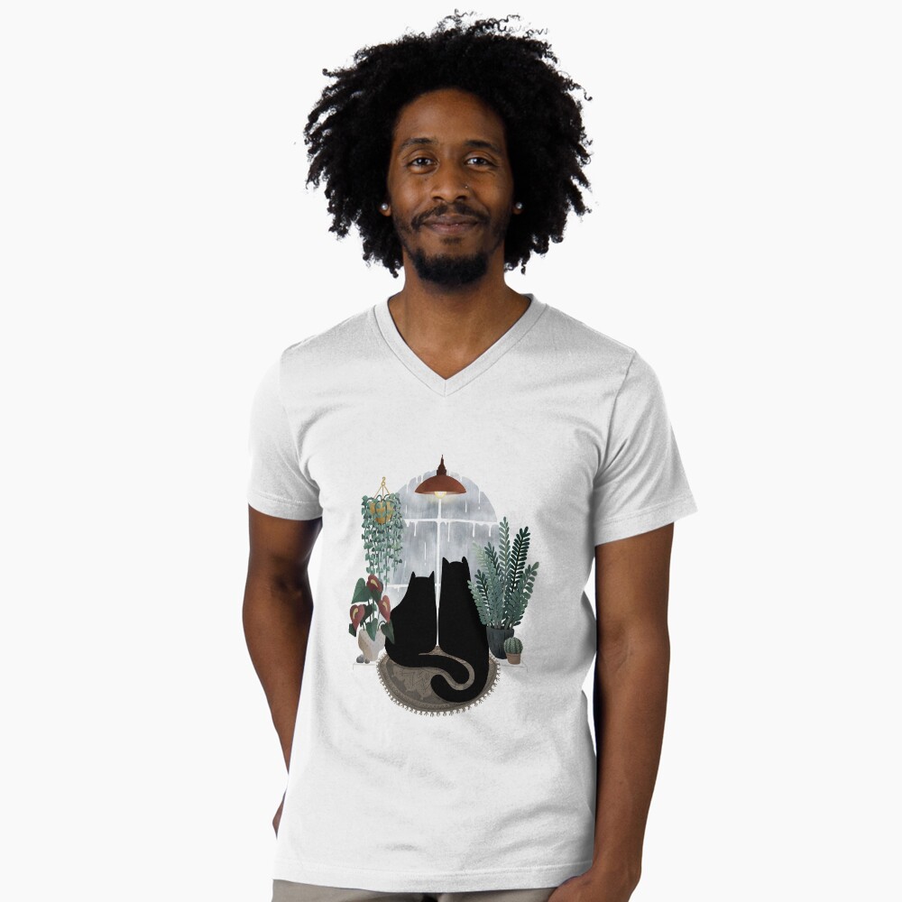 Aperçu de l'œuvre T-shirt col V créée et vendue par littleclyde.