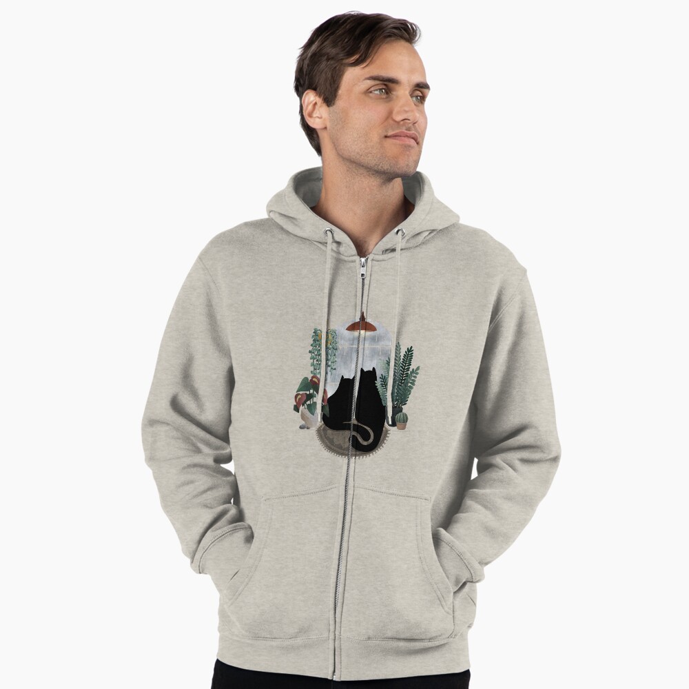 Aperçu de l'œuvre Veste zippée à capuche créée et vendue par littleclyde.