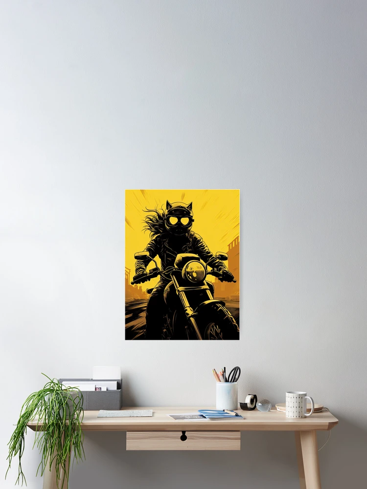 Thumbnail 2 of 3, Poster, Midnight Rider designed and sold by artwaves.
