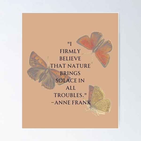 Item preview, Anne Frank Nature Quote designed and sold by selahrae.