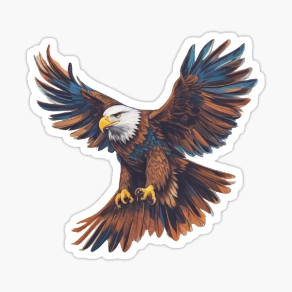 Aperçu de l'œuvre Aigle réaliste créée et vendue par WildArtista.