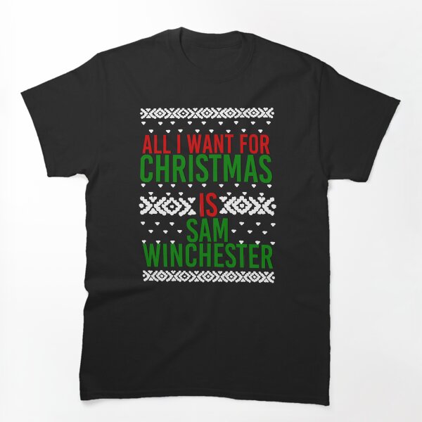 Artikelvorschau, Alles, was ich mir zu Weihnachten wünsche (Sam Winchester) Taillierte Schaufel entworfen und verkauft von lester-ainswo.