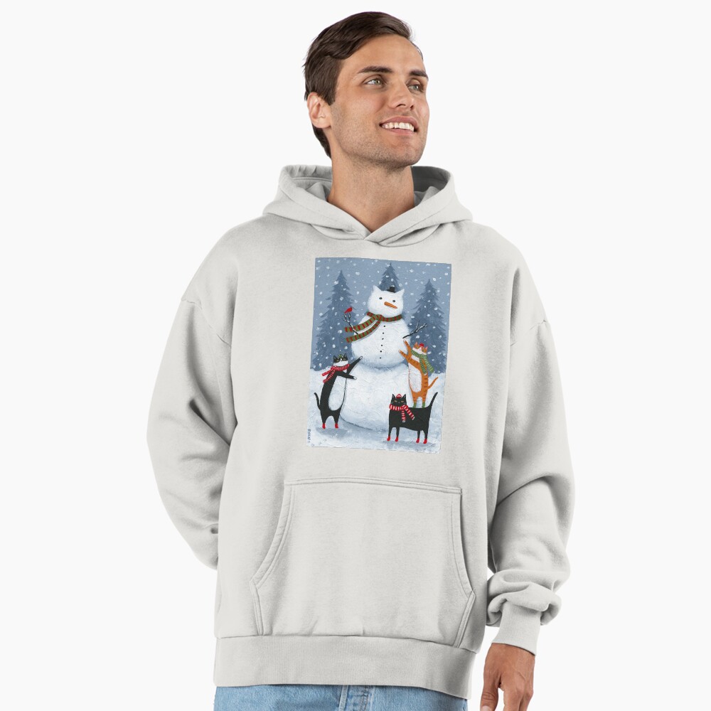 Vista previa del artículo con la obra «Sudadera con capucha oversize prémium», diseñado y vendido por KilkennyCat Art.