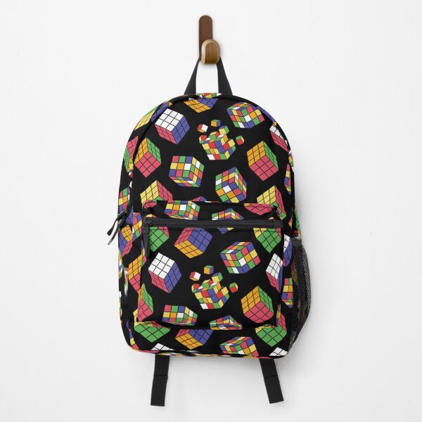 Item preview, Rubiks Cube Pattern On Black designed and sold by Ayesha Saleem.