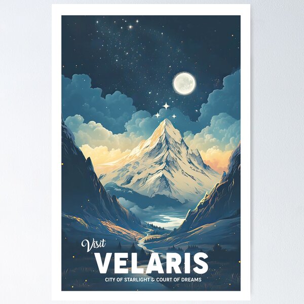 Aperçu de l'œuvre Cour de nuit ACOTAR Velaris créée et vendue par RenDesignsStuff.