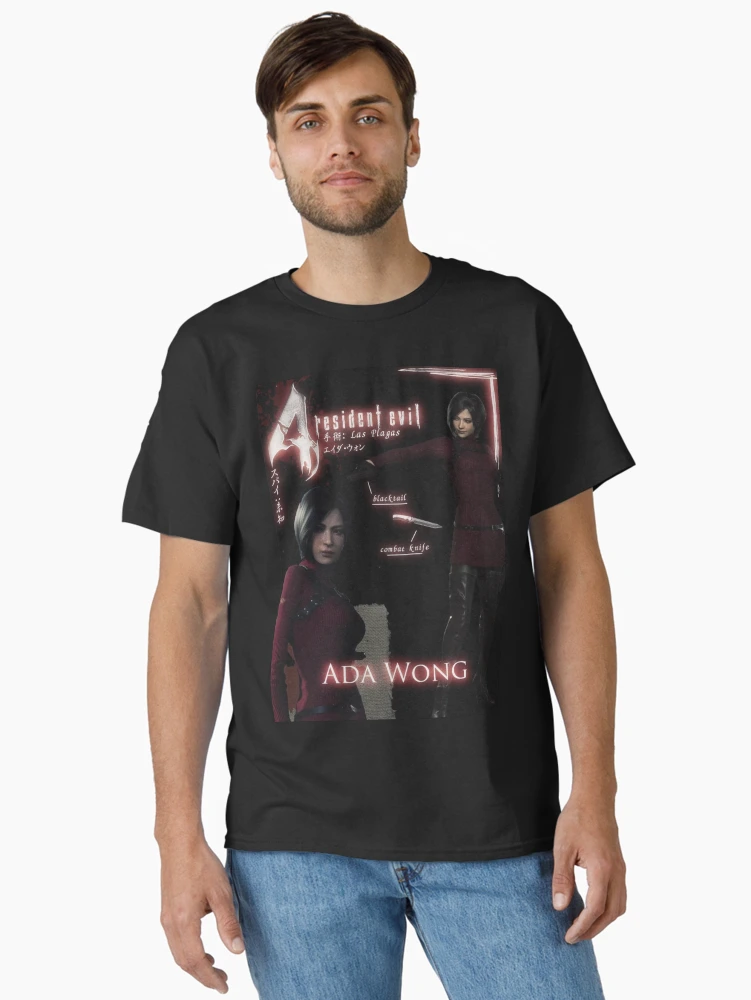 Aperçu 2 sur 7. T-shirt classique avec l'œuvre Personnage d'Ada Wong Poster créée et vendue par madisonscottage.