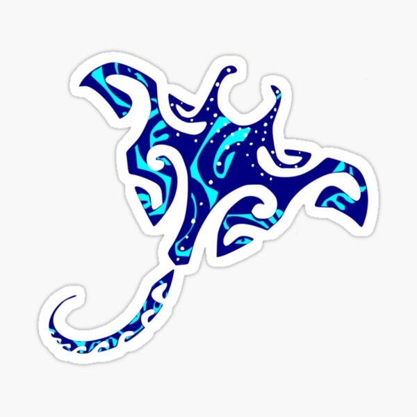 Aperçu de l'œuvre FAFAPITI - Raie manta (Ocean) créée et vendue par Nesian-Tahiti.