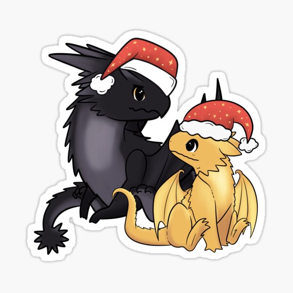 Aperçu de l'œuvre Tairn de Noël et Andarna créée et vendue par Aakanksha97.