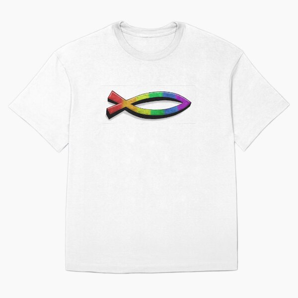 Aperçu de l'œuvre Affirmer le poisson chrétien - Graffiti de poisson fier de Jésus créée et vendue par BackgroundPixel.
