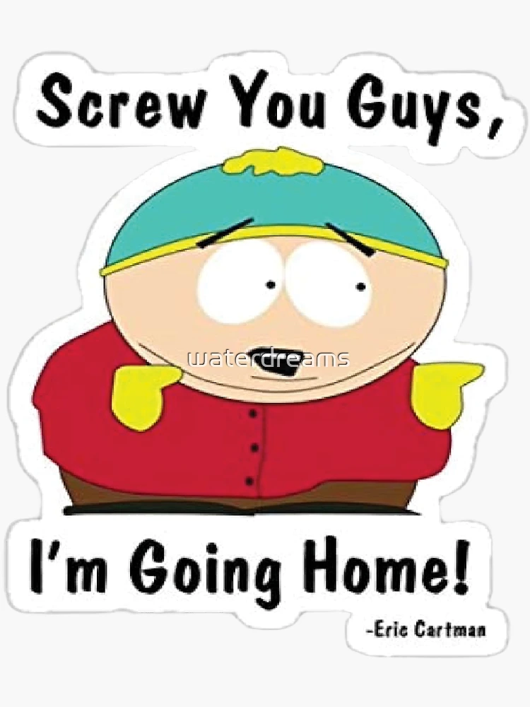 Thumbnail 3 of 3, Sticker, Eric cartman designed and sold by waterdreams.