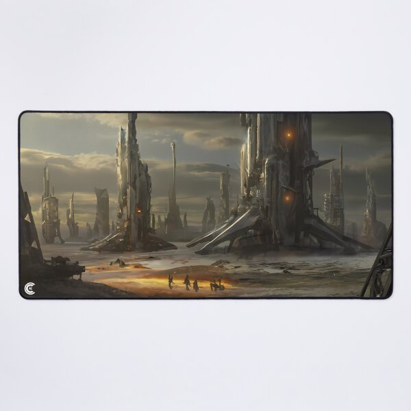 Item preview, Resilience Amidst the Steel - A Futuristic City Reclaimed designed and sold by CodeCraftedAI.