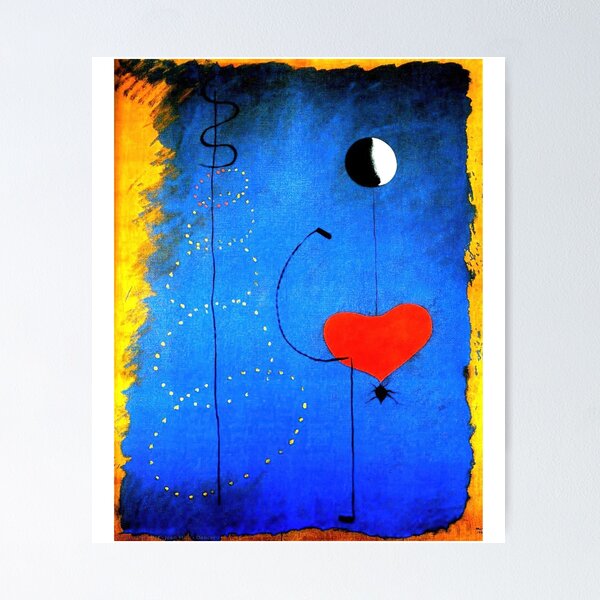 Artikelvorschau, Joan Miro Kunstwerk Joan Miro Gemälde Joan Miró Joan Miro Zeichnung entworfen und verkauft von Rayscompany.