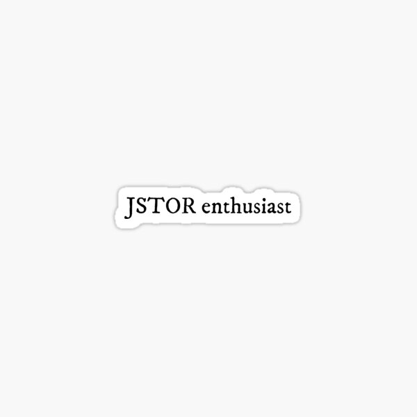Aperçu de l'œuvre Passionné de JSTOR | Cadeau de remise des diplômes pour étudiants diplômés en sciences humaines créée et vendue par cozycollages.