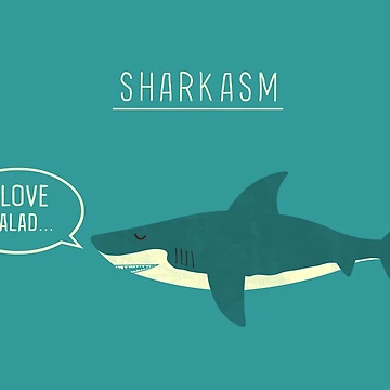 Vorschaubild zum Design Sharkasm von HandsOffMyDinosaur