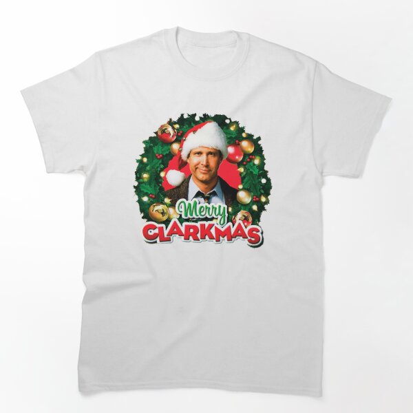 Aperçu de l'œuvre National Lampoons Vacances de Noël Clark Griswold créée et vendue par Retr0Tshirts.