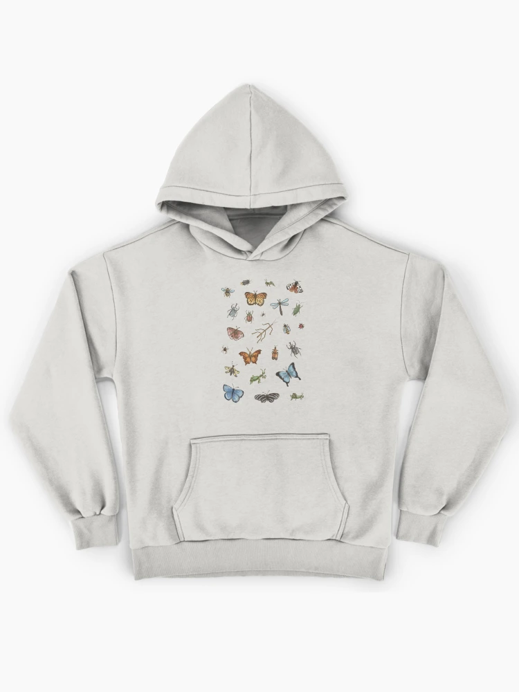 Aperçu 1 sur 6. Sweat à capuche oversize premium avec l'œuvre Pack d'insectes mignons créée et vendue par Those Pencil Shavings.
