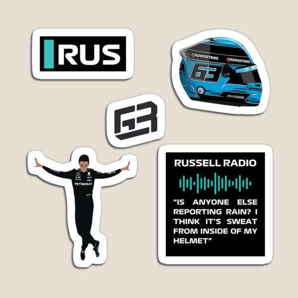 Artikelvorschau, George Russell F1 Mercedes entworfen und verkauft von the-creative-lab.