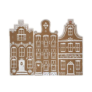 Artwork thumbnail, Gingerbread Houses by Elizabeth McDaniel