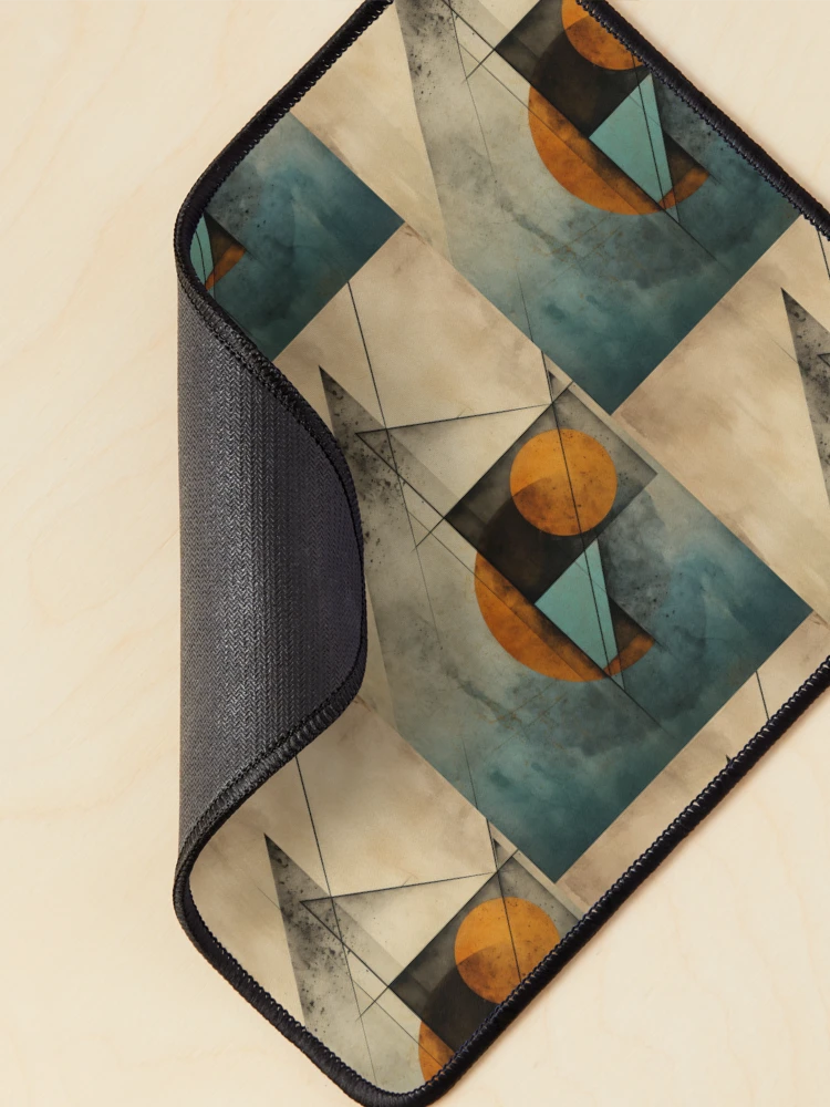 Thumbnail 2 of 5, Mouse Pad, Abstract Harmony: Geometry and Colors designed and sold by Piotrek0001.