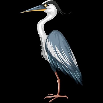 Artwork thumbnail, Great Blue Heron by ScienceCorner