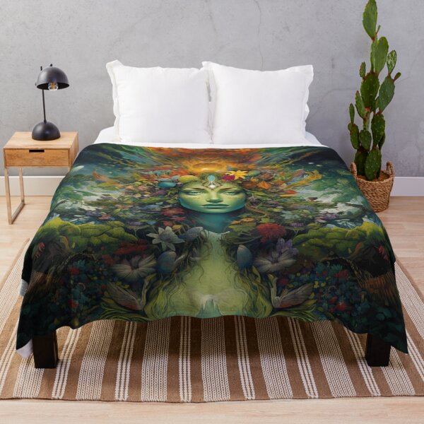 Item preview, Enchanted Forest Deity Ethereal Fantasy Illustration designed and sold by solrevolver.