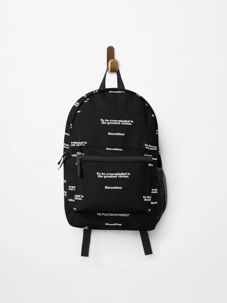 Thumbnail 1 of 3, Backpack, Stoicism Quotes designed and sold by dsxclothing.