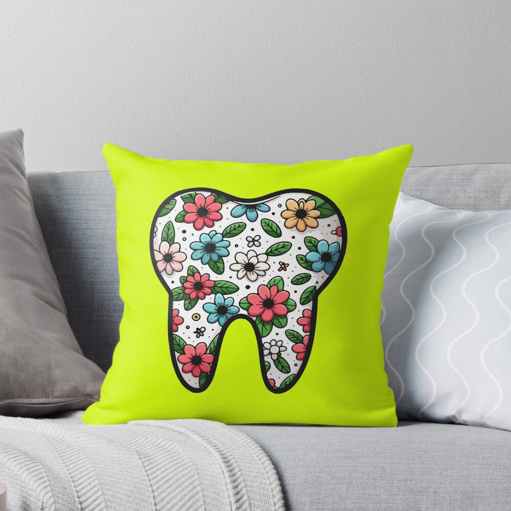 Item preview, Throw Pillow designed and sold by ShopiDentistry.