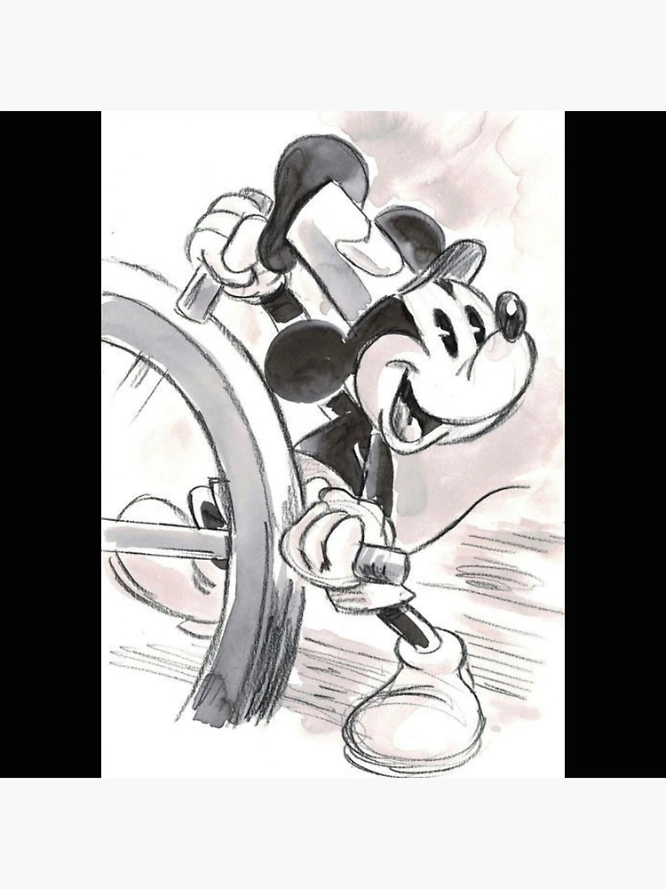 Thumbnail 3 of 3, Poster, Steamboat Willie designed and sold by MY HAPPY PLACE .