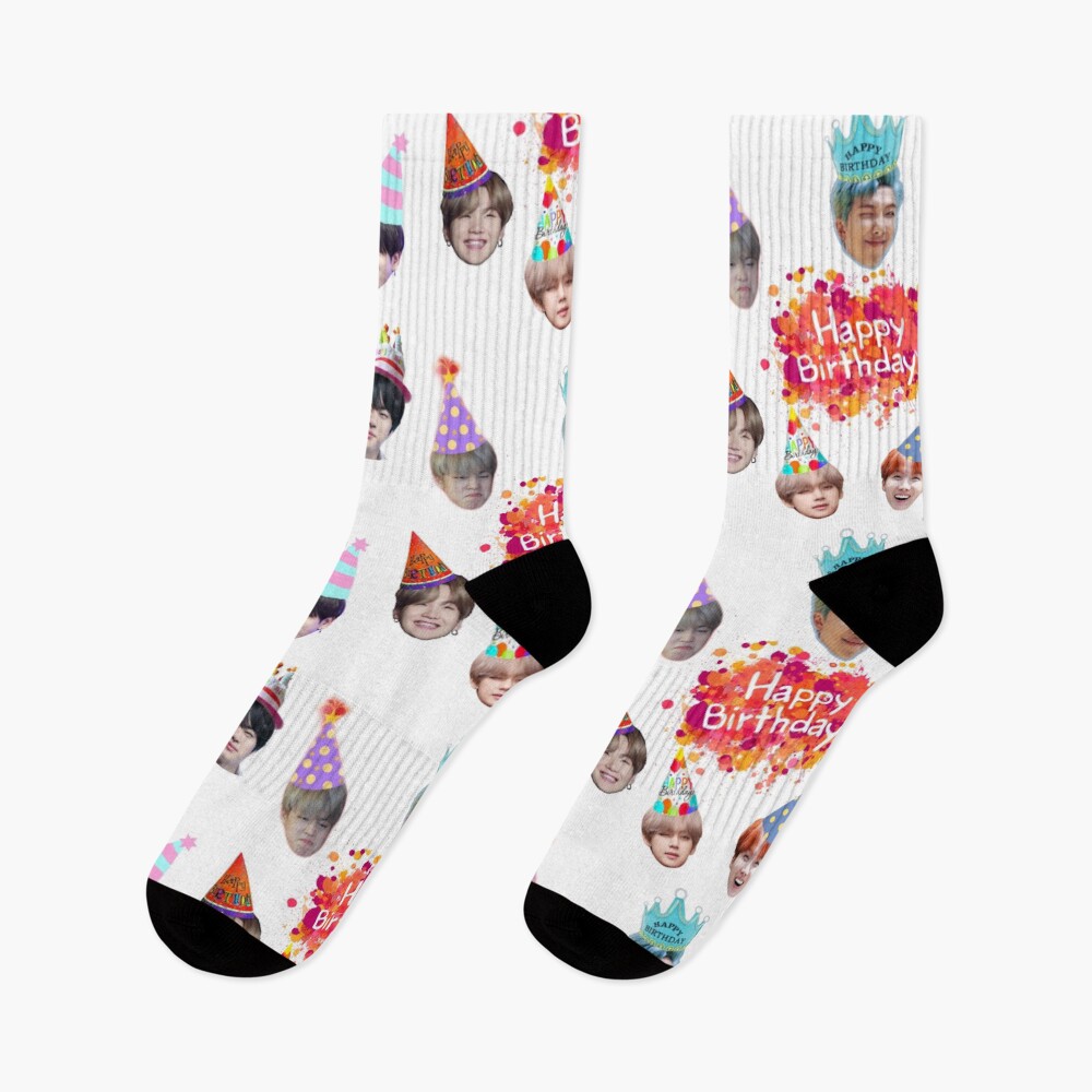 Vista previa del artículo con la obra «Calcetines», diseñado y vendido por BTS-Merchandise.