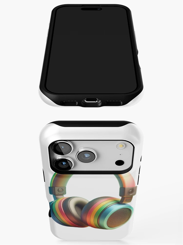 Aperçu 3 sur 4. Coque iPhone avec l'œuvre Słuchawki créée et vendue par rominek77.