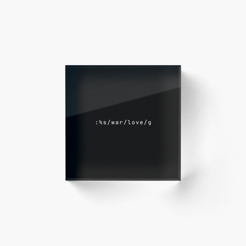 Vista previa del artículo con la obra «Bloque acrílico», diseñado y vendido por codepuns.