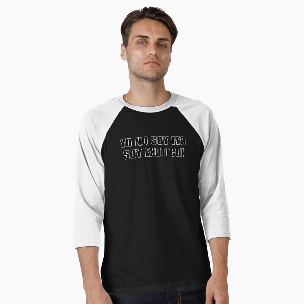 Vista previa del artículo con la obra «Camiseta ¾ estilo béisbol», diseñado y vendido por JohnnyPraize.