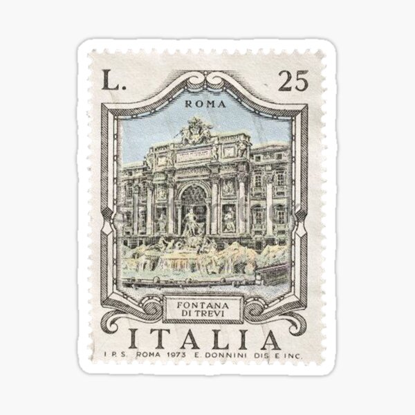 Aperçu de l'œuvre Timbre d'Italie vintage créée et vendue par abbymoriartyy.