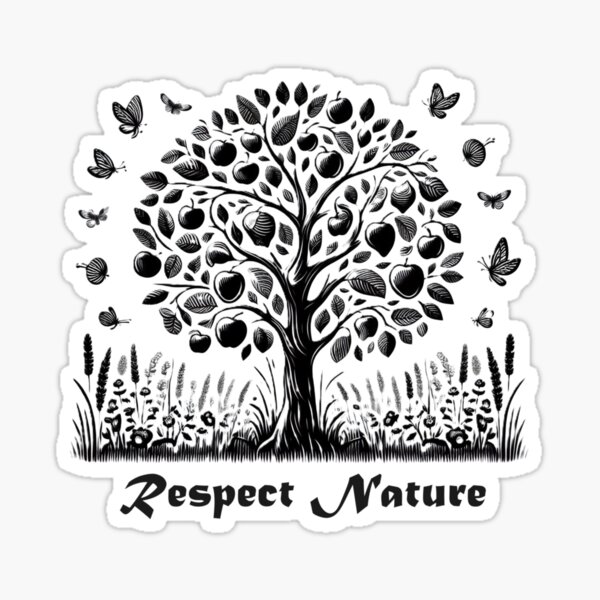 Aperçu de l'œuvre Respect Nature Arbre créée et vendue par Stellar Worshop.