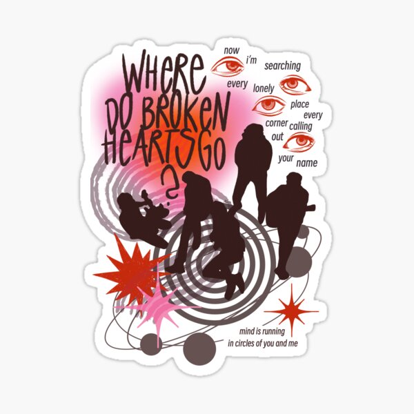 Item preview, Where do broken hearts go 1D designed and sold by mirjams.art.
