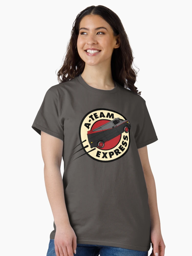 Aperçu 3 sur 7. T-shirt classique avec l'œuvre Équipe A Express créée et vendue par NinoMelon.