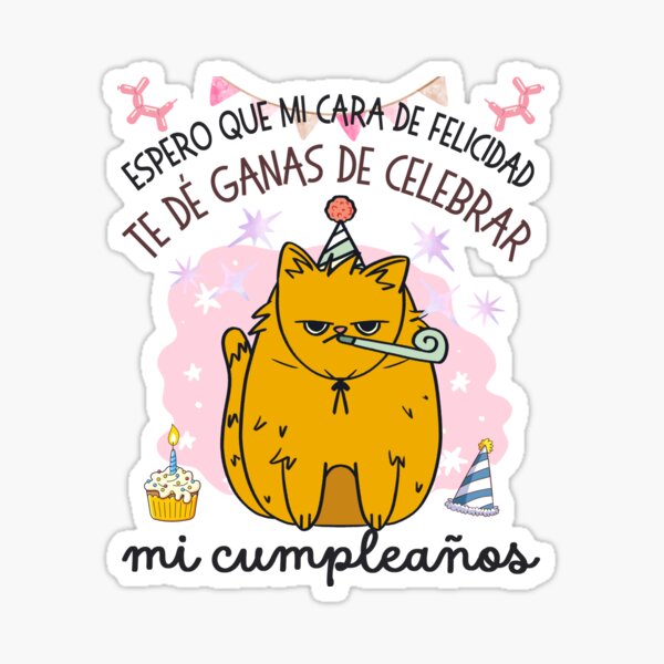 Item preview, Cumpleaños Humor Idioma Español designed and sold by soapblossom.