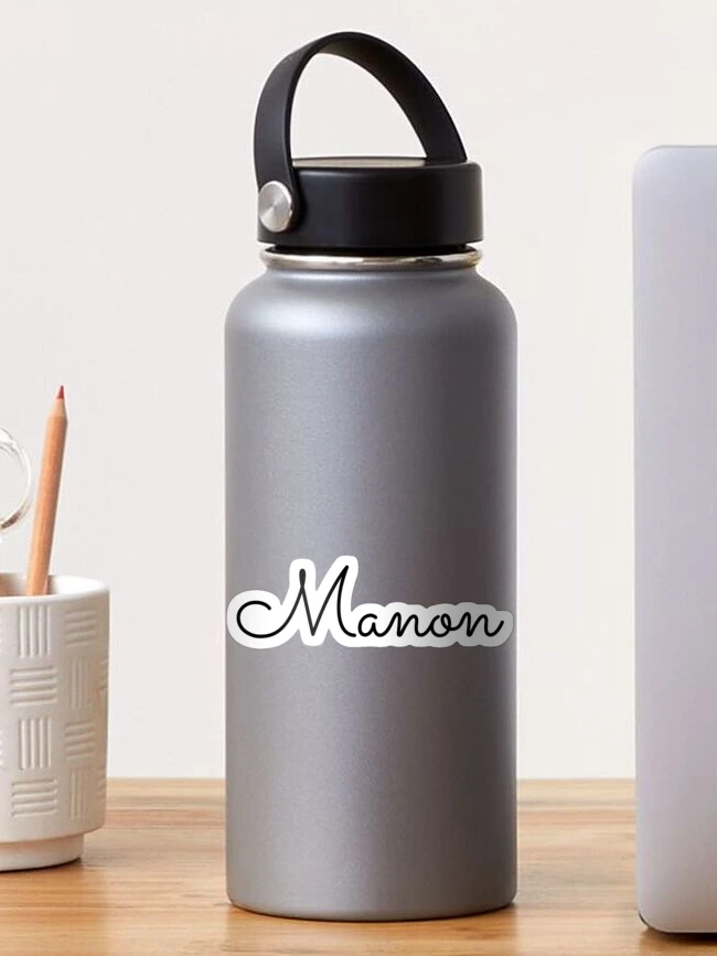 Thumbnail 1 of 3, Sticker, Writing Manon Name Label designed and sold by NormadWorld.