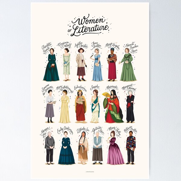 Item preview, Mujeres de literatura designed and sold by nourtohme.