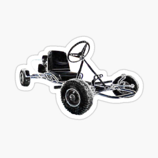 Artikelvorschau, Vintage Go-Kart, Manco Go-Kart, Retro-Kartfahren, Kartfahren entworfen und verkauft von BubbaCommerce.