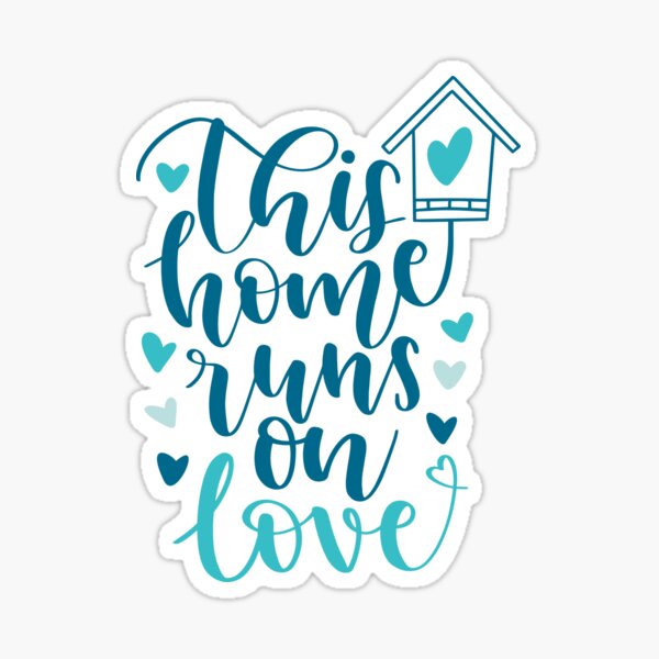 Artikelvorschau, Dieses Zuhause läuft mit Liebe entworfen und verkauft von greenoriginals.