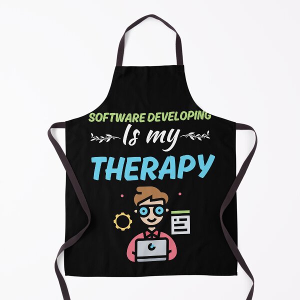 Item preview, Software developing is my therapy, funny software developer job or profession sayings designed and sold by NBSStore.